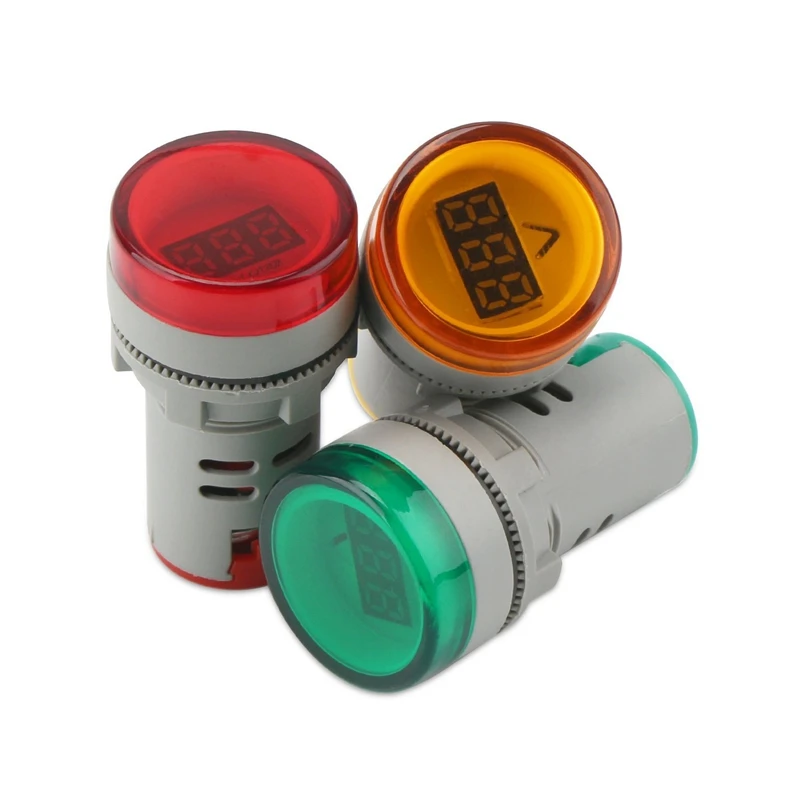 Цифровой мини светодиодный дисплей Вольтметр AC 60 500 В измеритель напряжения