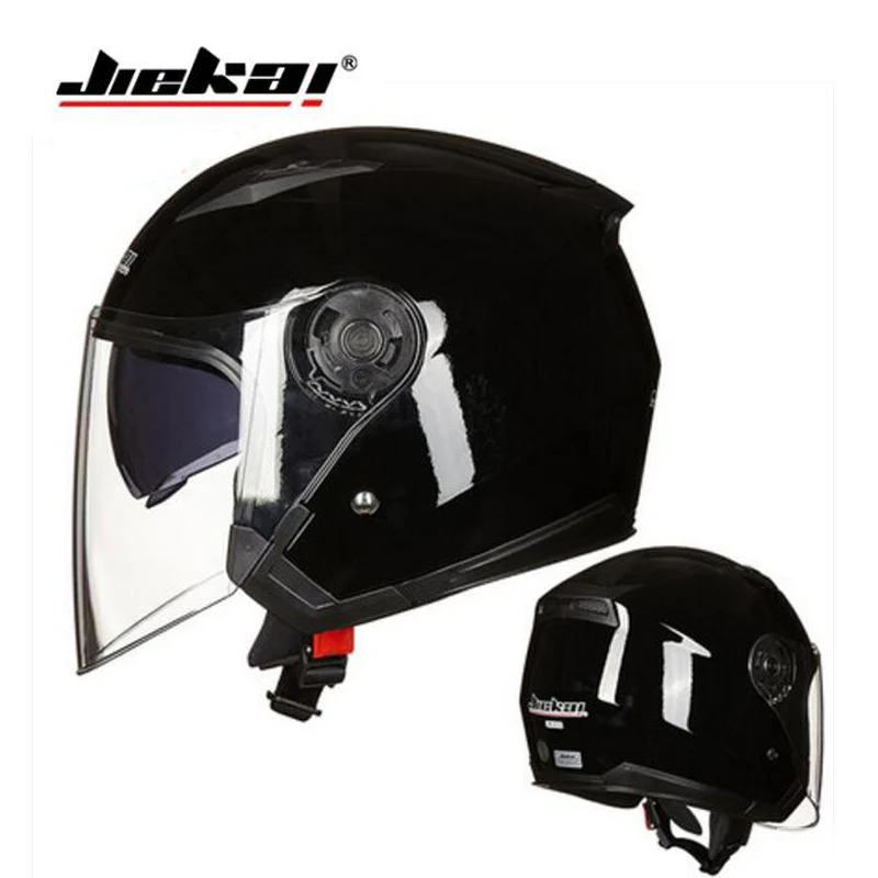 Dual visor unisex Motorcycle helmet JIEKAI electric bicycle motor bike Accessories Seasons scooter Moto helmets | Автомобили и