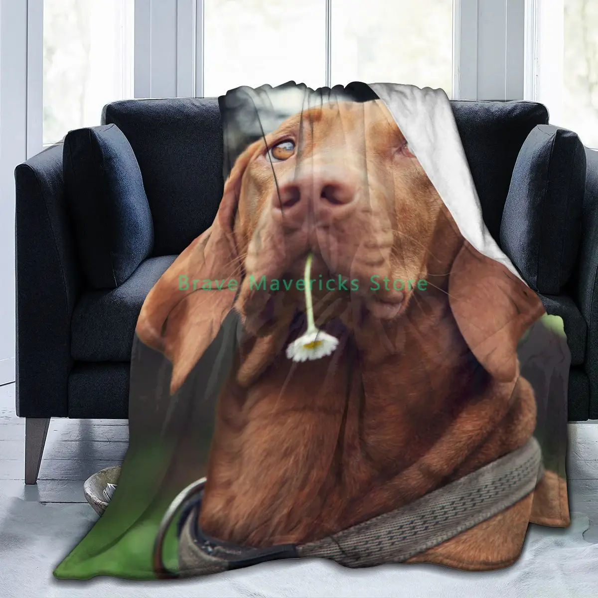 

1-New animal Demu 3D printing printed blanket bedspread blanket retro bedding square picnic wool soft blanket