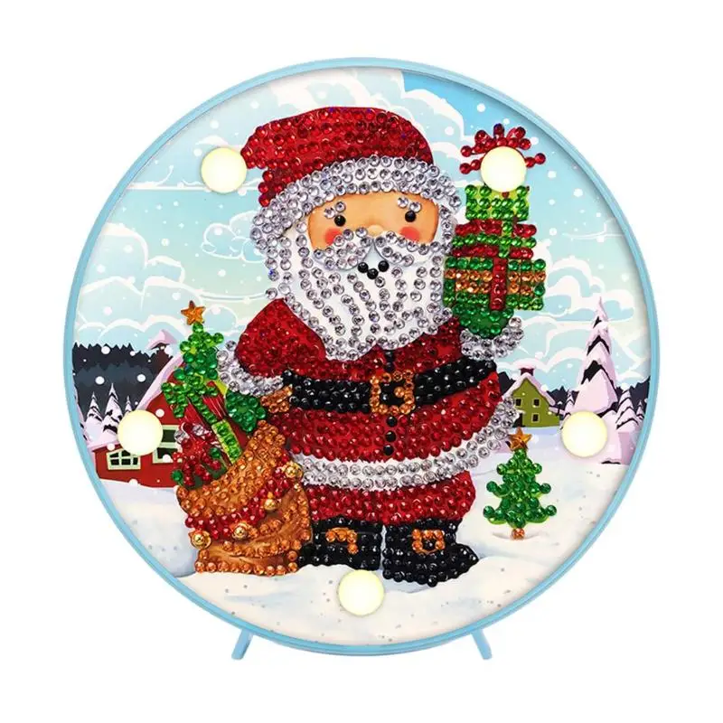 DIY алмазная живопись светодиодный светильник частичная дрель специальная форма