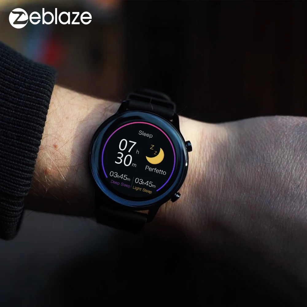 

NEW Zeblaze GTR Heart Rate Blood Pressure Smartwatch Metal Body 10 Professional Sport Modes 30 days Battery Life Smart Watch
