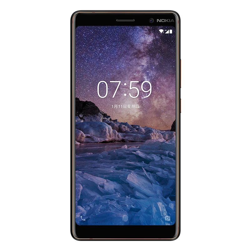 Nokia 7 Plus NFC 4 Гб ОЗУ 64 Гб ПЗУ 6,0 дюймов полный экран 3800 мАч Snapdragon 660 фронтальная 16 Мп задняя 12+ 13 Мп отпечаток пальца мобильный телефон
