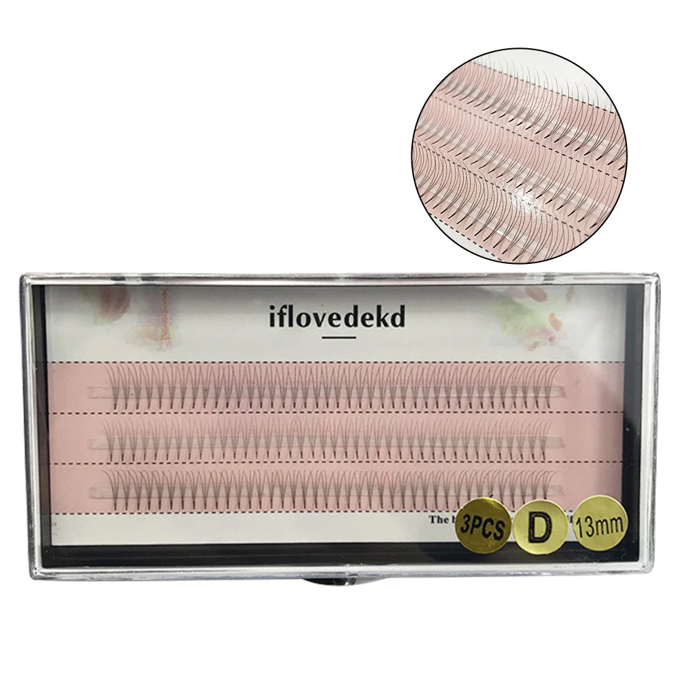Пряди для макияжа ресниц 3 корня новые индивидуальные ресницы пряди Длинные