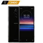 Оригинальный разблокированный Sony Xperia 1, японская версия, 64 Гб ПЗУ, 6 ГБ ОЗУ, XZ4, Snapdragon 855, 6,5 дюйма, NFC, разблокировка отпечатком пальца, 3 тыловых камеры