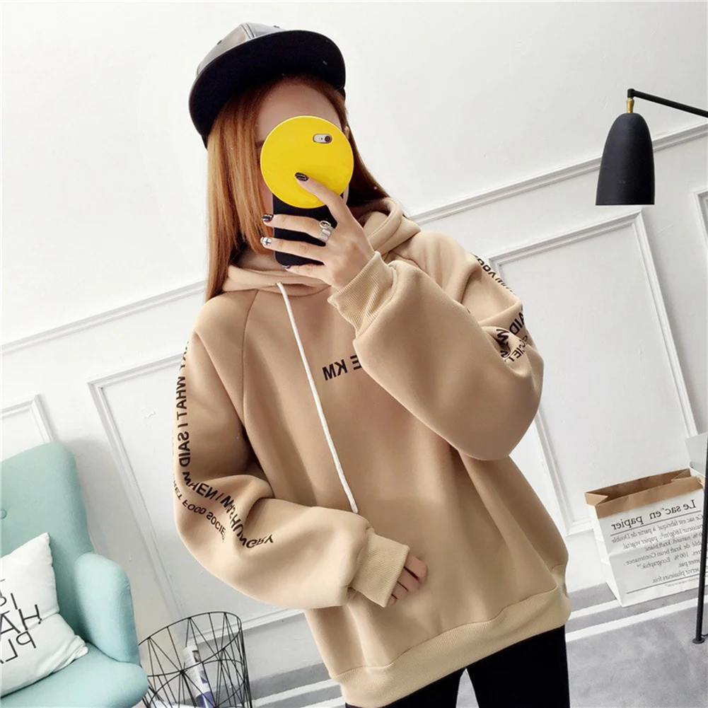 Женский трикотажный пуловер с капюшоном вязаный джемпер большого размера