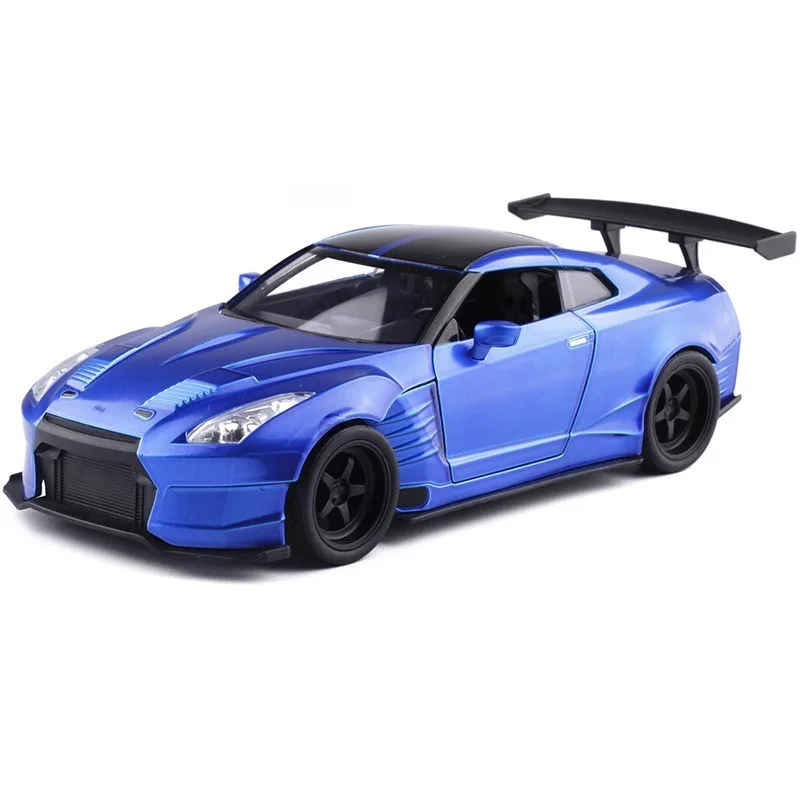 1:24 Масштаб Форсаж сплав бен сопра GT-R35 автомобиль игрушки литье под давлением модель для мальчиков литье под давлением автомобиль игрушки серии подарки игрушки для детей