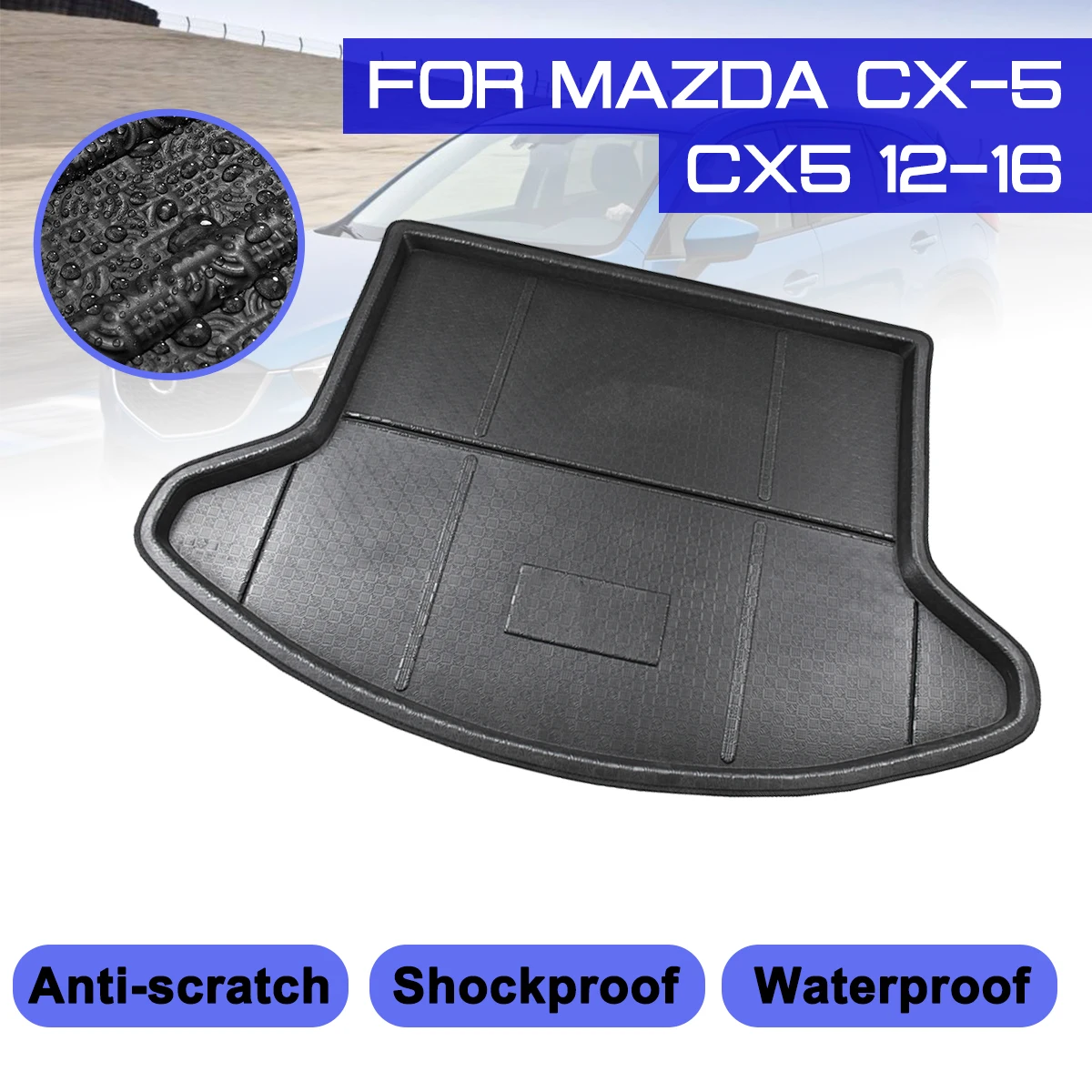 

Для Mazda CX-5 CX5 2012 2013 2014 2015 2016 автомобильный коврик Ковер задний багажник анти-грязь