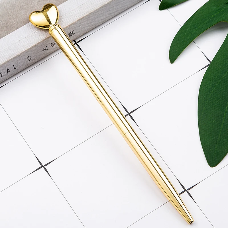 Heart Pen Cool Metal Love Ballpoint for School Office Writing Stationery | Канцтовары для офиса и дома