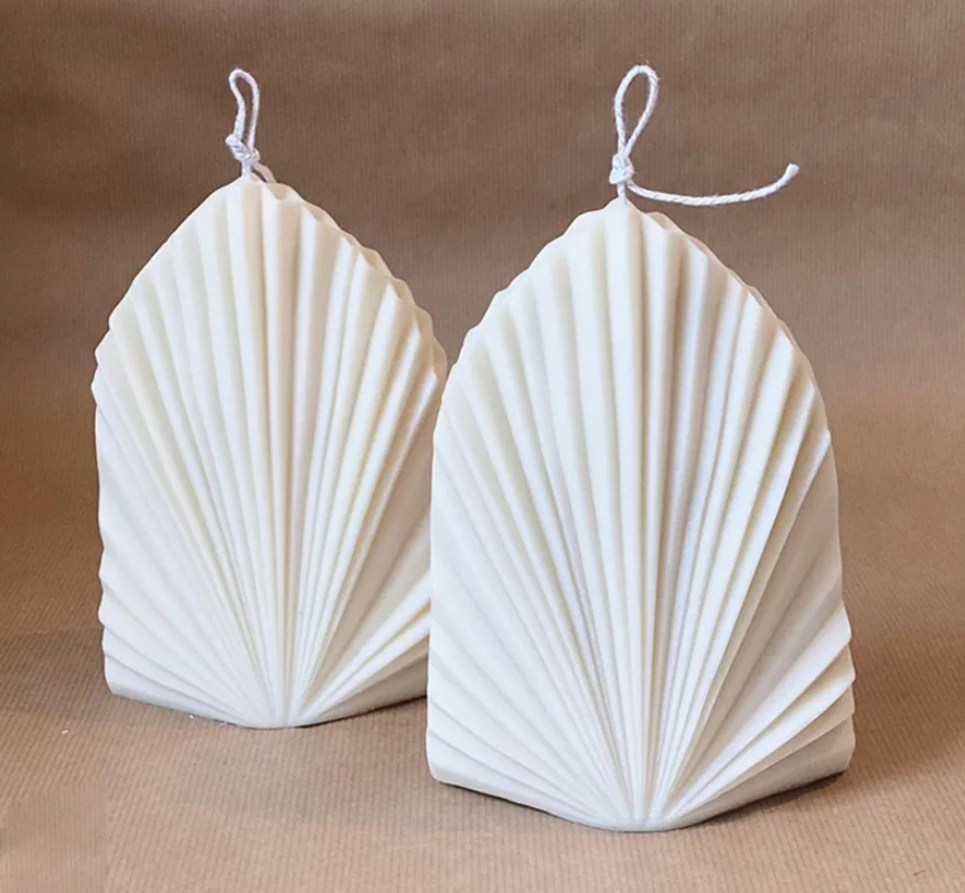 

2021 New Silicone Candle Mould Coral Shell Shape 3d Handmade Craft Resin Mould European Scented Candle Decoration Mould