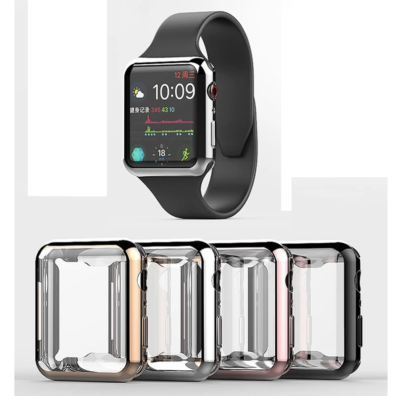 Чехол для Apple Watch Band 42 мм 38 iWatch 3 2 1 рамка защитный чехол бампер из поликарбоната с
