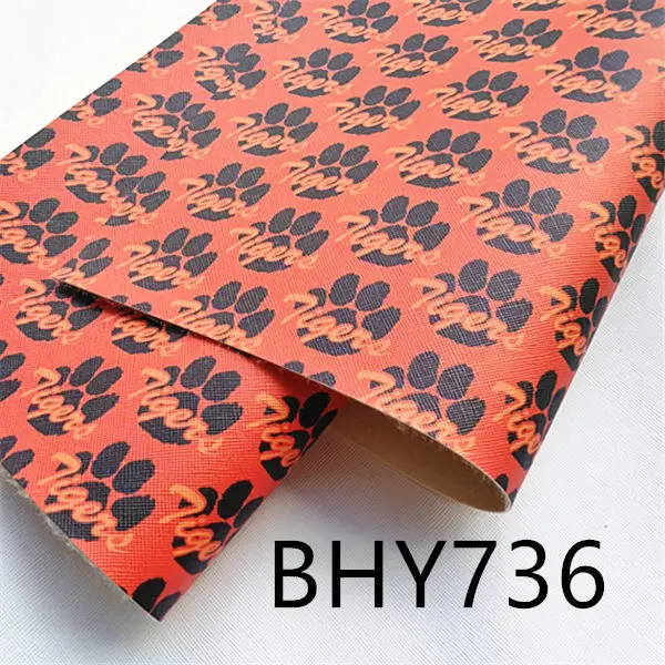 A4 спортивный мультфильм печати искусственная кожа для DIY аксессуары BHY735