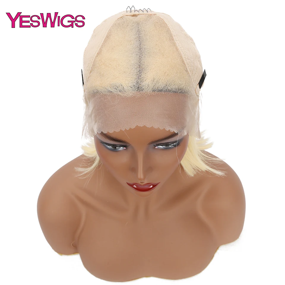 Yeswigs 613 боб парик 13*4 короткие человеческие волосы парики для черных женщин
