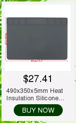 405x305mm Magnetic Heat Resistant Soldering Mat Silicone Heat Gun BGA Soldering Station Desk Mat Insulation Pad Repair Tools