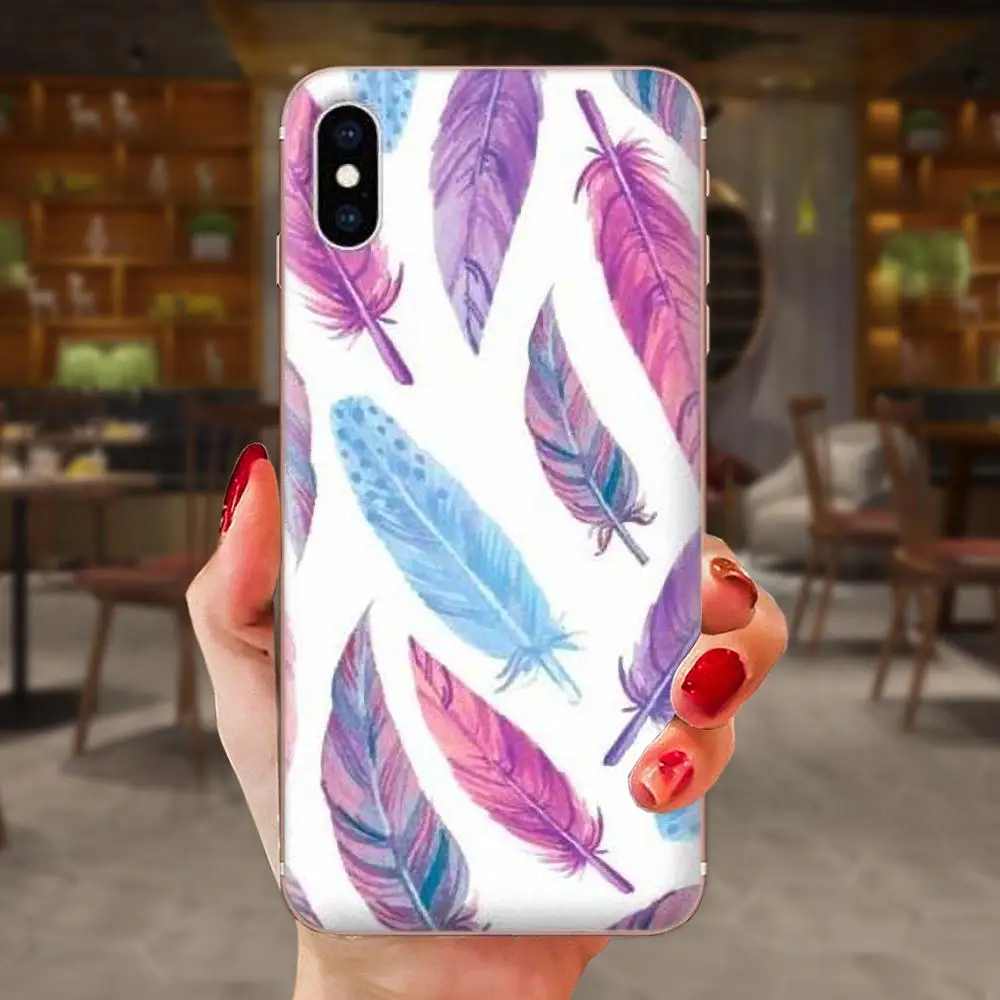 Chocolate Feather Color For Huawei Honor Mate 7 7A 8 9 10 20 V8 V9 V10 G Lite Play Mini Pro P Smart Case | Мобильные телефоны и