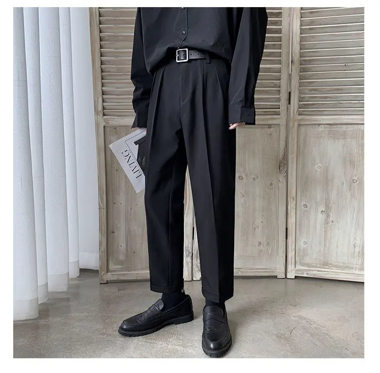 Весна Осень 2020 новые молодежные однотонные свободные брюки модные повседневные