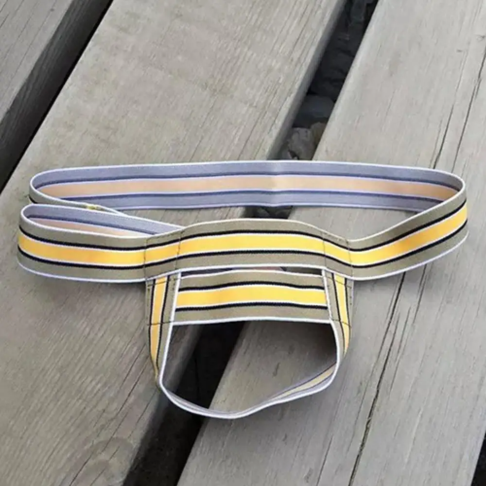 Сексуальное мужское кольцо для пениса стринги с открытой промежностью