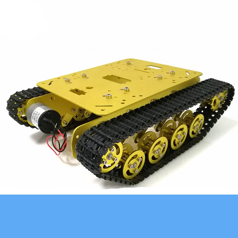 Металлический амортизирующий бак шасси TS100 умный гусеничный робот Платформа