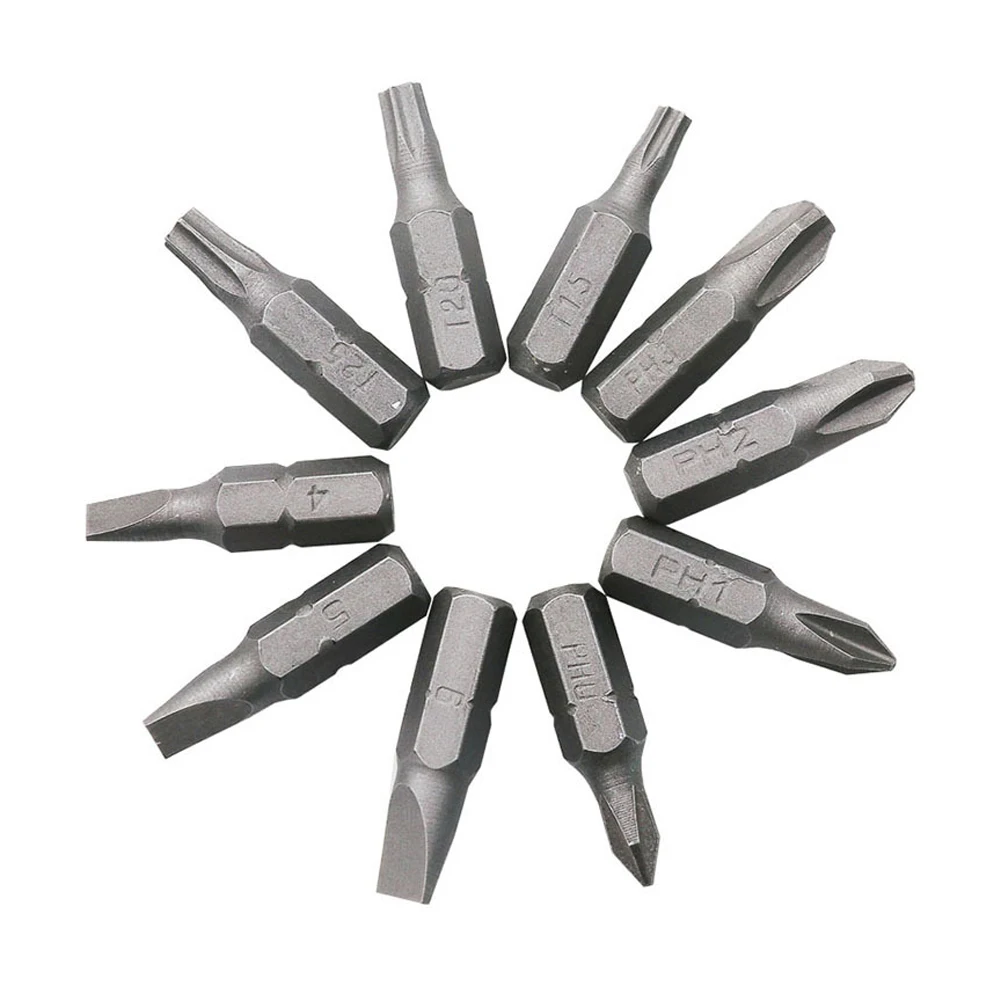 10 шт./компл. Набор отверток 45 сталь электрическая отвертка партия головка