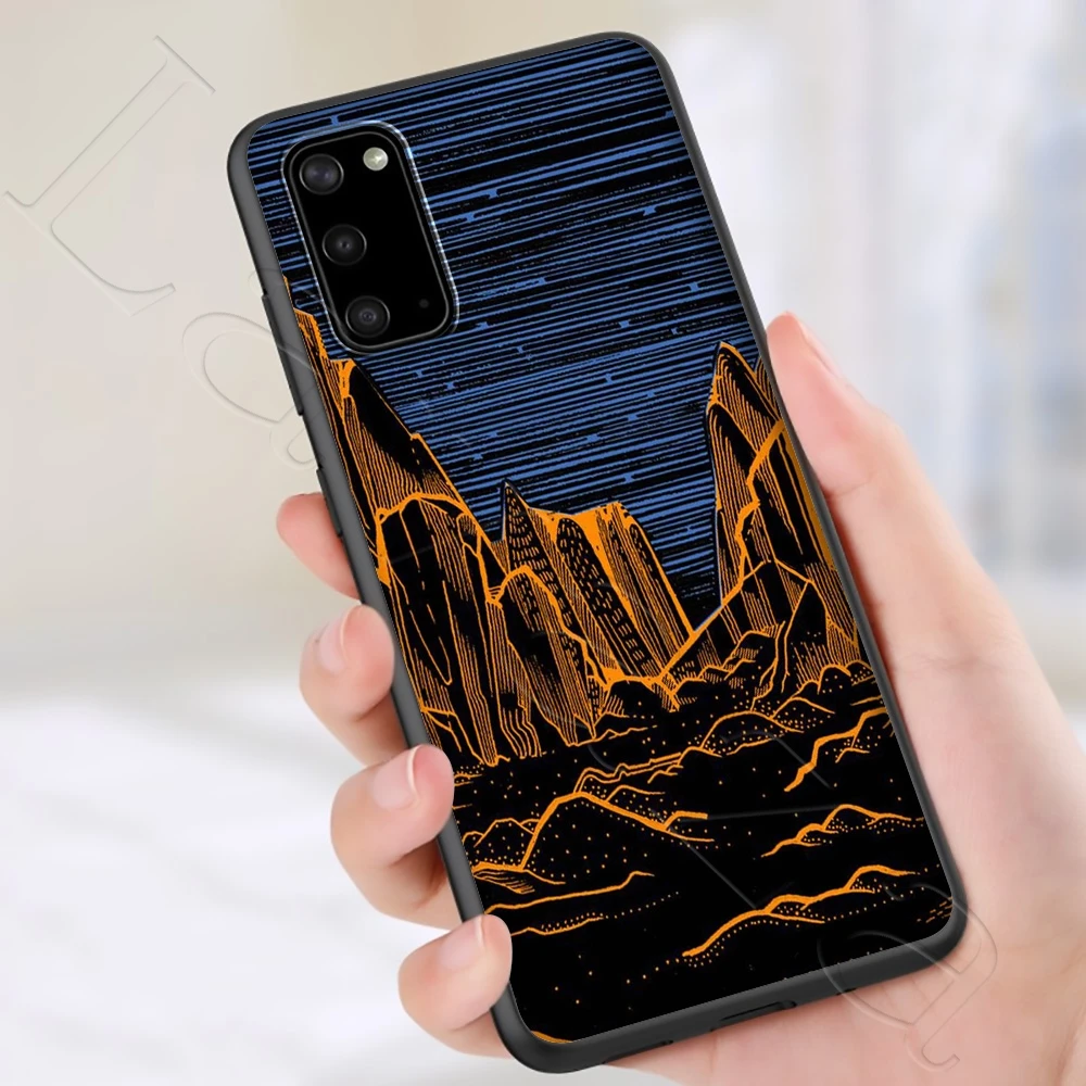 Отличный Чехол Kanagawa для Samsung Note 10 S6 S7 S8 S9 S10 S10e S20 ultra A71 A51 A81 A91 M10 M20 M30 Lite Edge Plus |