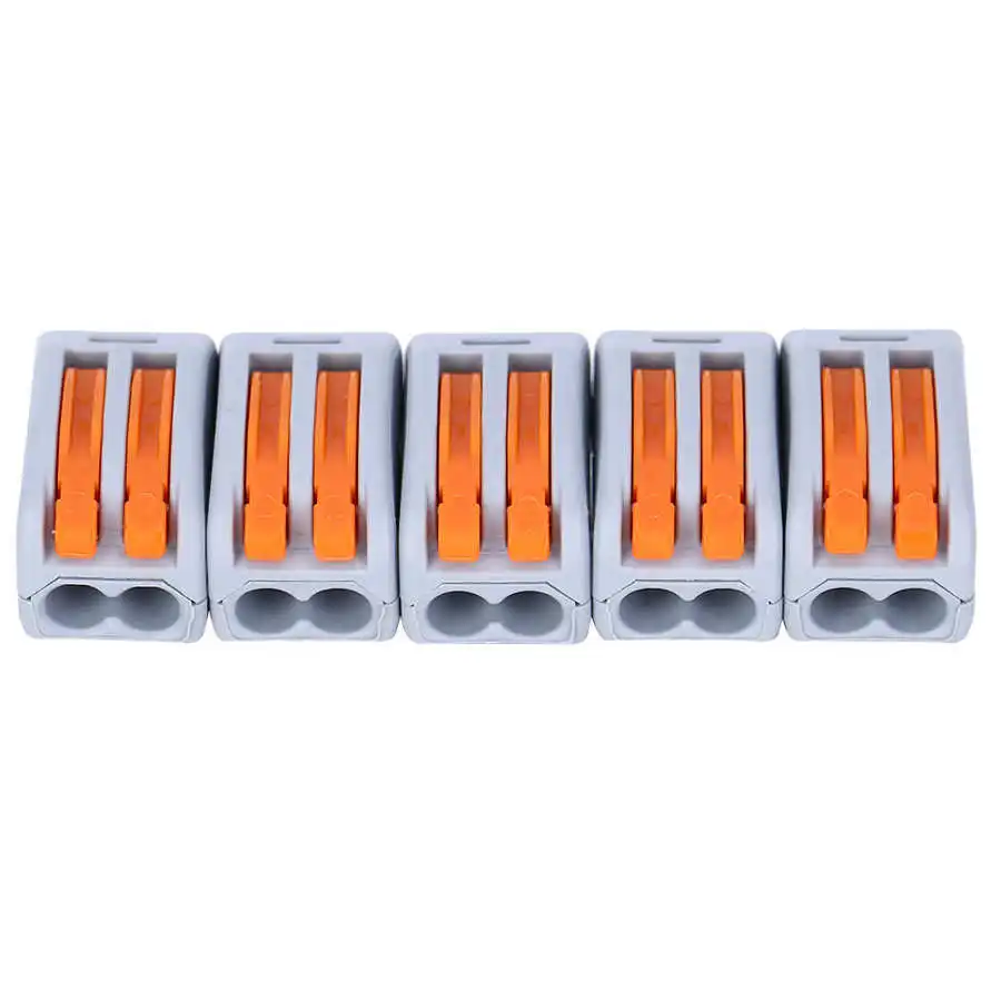 20 шт. компактный соединитель проводки с 2 портами|Терминалы| |