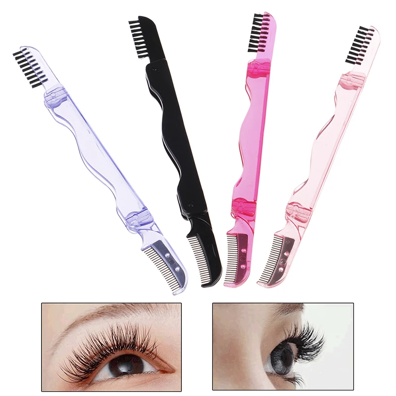 1 шт. профессиональные складные из нержавеющей стали зубные ресницы гребень для