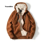 Модель 2021 года, Зимняя Толстая Теплая Флисовая Удобная кашемировая куртка, мужское повседневное пальто