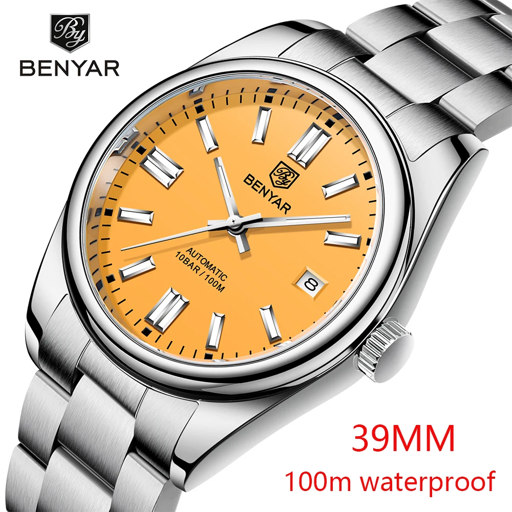 2021 New BENYAR Top Brand Classic Watch Men's Luxury ST6 Sports Machinery Watch Men's Automatic Waterproof Watch Reloj Hombre