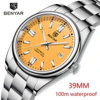 2021 new benyar top brand classic watch mens luxury st6 sports machinery watch mens automatic waterproof watch reloj hombre