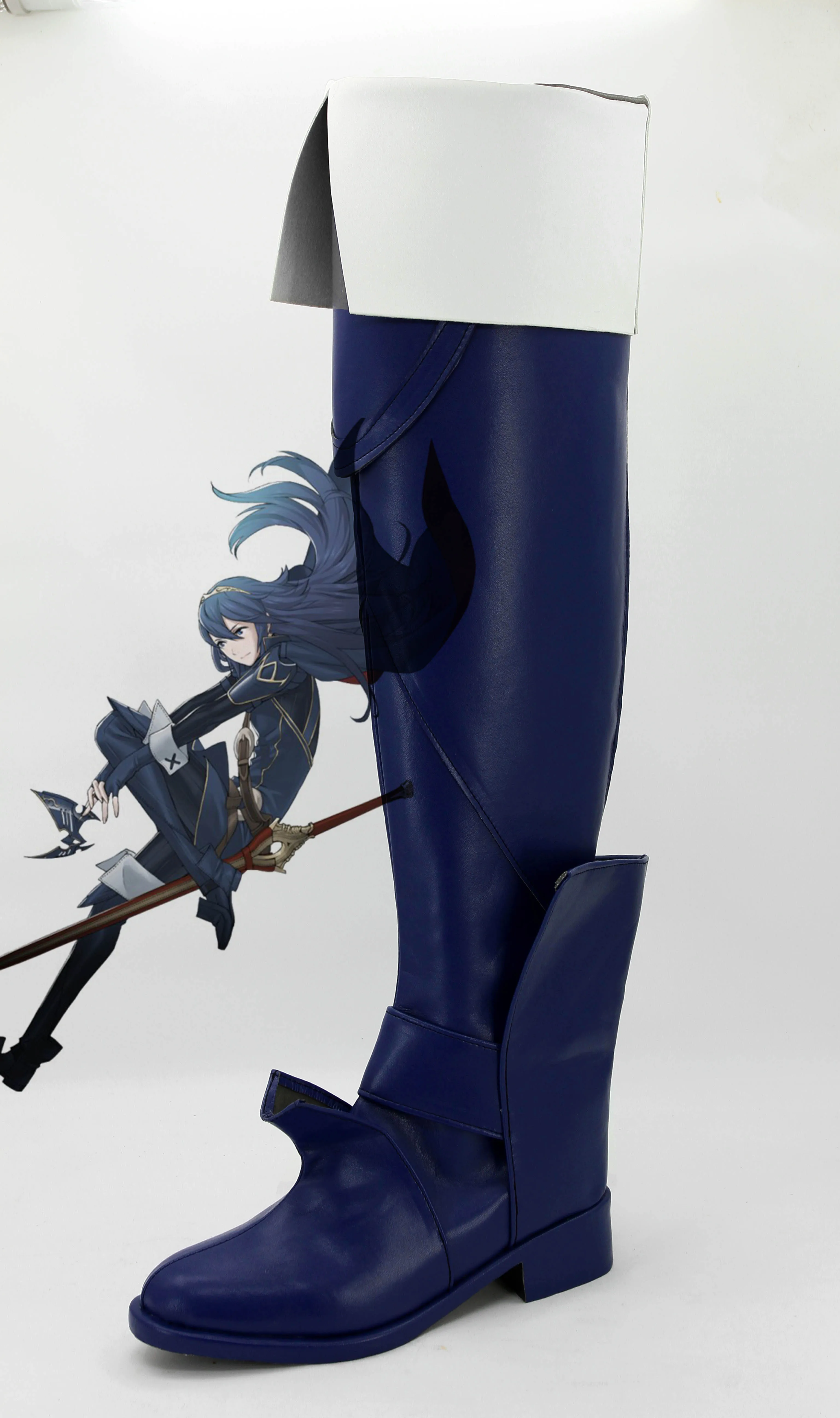 Аниме пожарная эмблема обувь для косплея трех домов синяя люцина на плоской