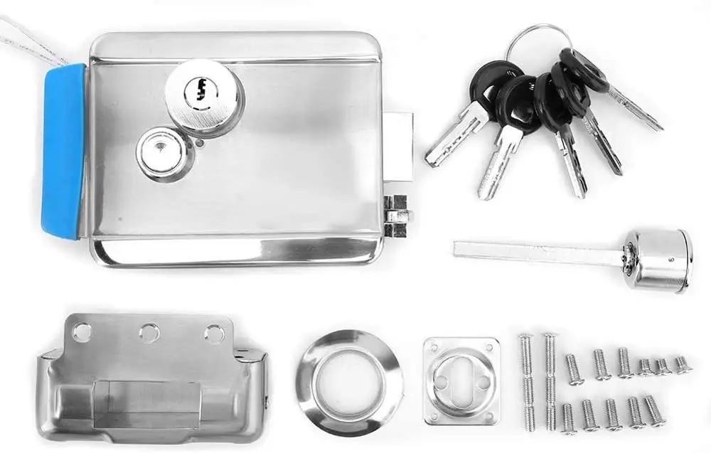 Наружный Электрический дверной замок из нержавеющей стали безопасный