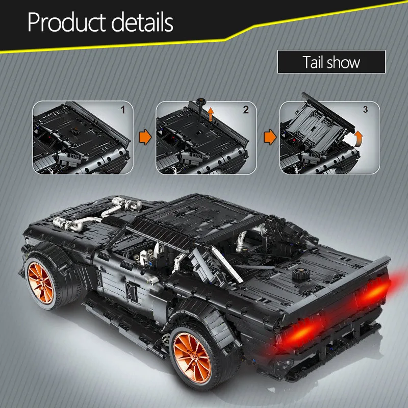 Технический строительный блок дистанционного управления 3168 шт. RC/non RC гоночный