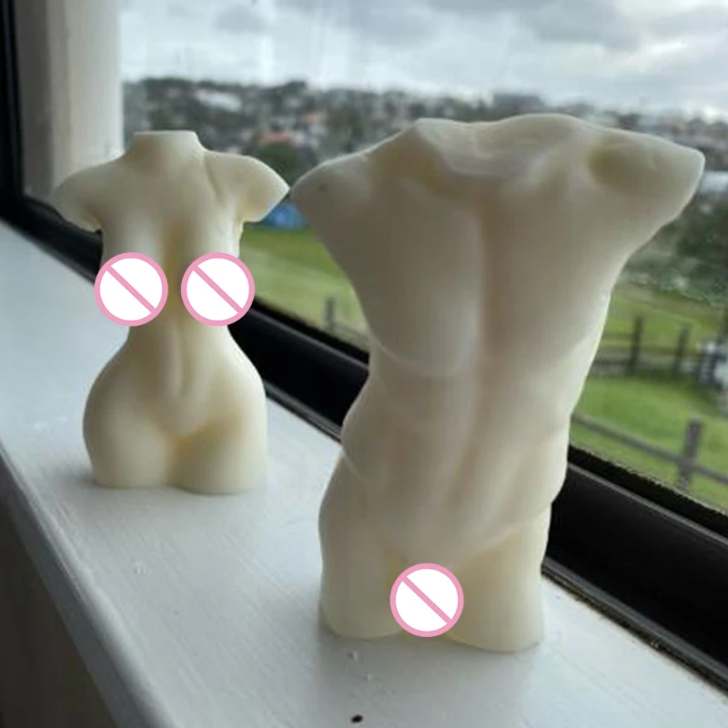 

2021 New Art Body Candle Epoxy Resin Mold Human Aromatherapy Plaster Wax Silicone Mould