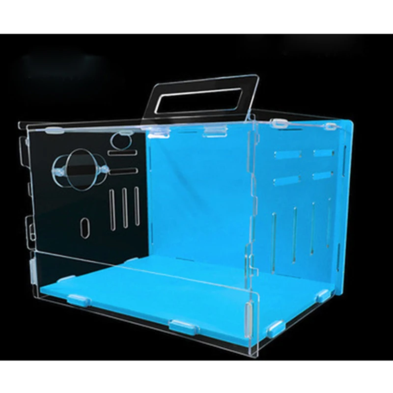 

Hamster House Acrylic Transparent Guinea Pig Cage Oversized Villa Double Nest Small Pet Supplies Package Valentine's Day Gift