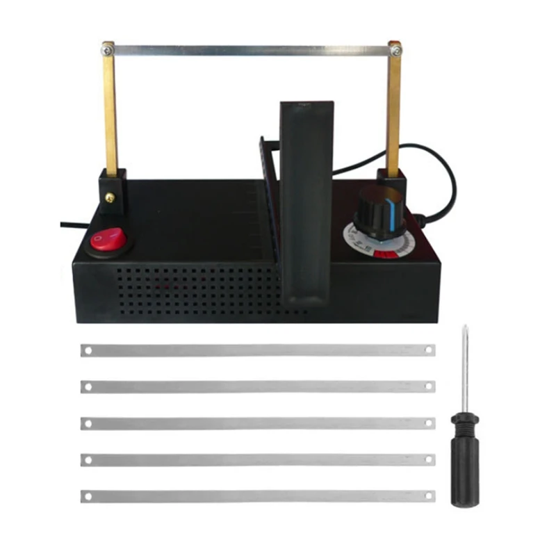 

Mini Hot Cutting Machine Manual Electric Heating Cutter for Ribbon Lace Braided Belts 220V Satin Cutting Machine EU Plug