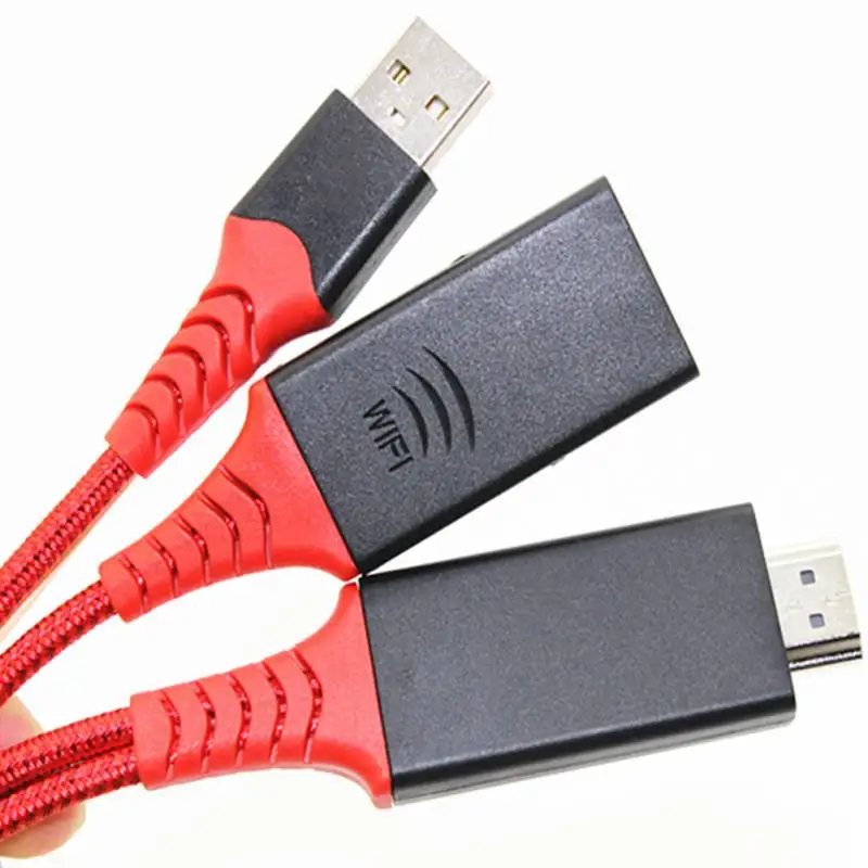 Кабель HDMI USB беспроводной скринкастер 2 4 ГГц + 5 двухдиапазонный WiFi