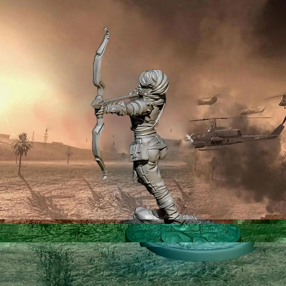 

1/24 Elf Female Archer Resin Soldier White Model 2450 Best The Static Style Sale Collect 2021 Choice To Hot S3E2