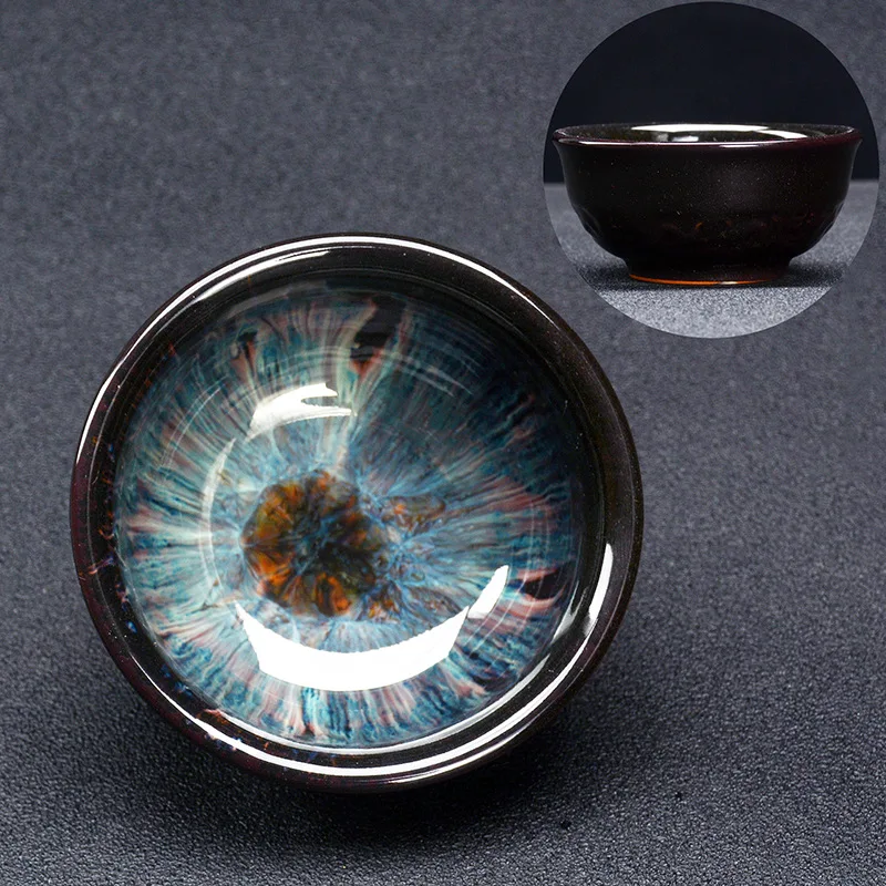 Оригинальная керамическая чашка для чая со льдом и трещиной глазурью Офисная