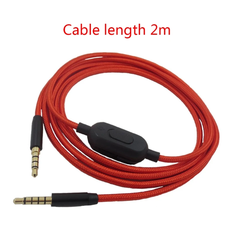 

Earphones Headset Accessories Portable Headphone Cable for-Lo-gitech Astro A10 A40 A30 Headset