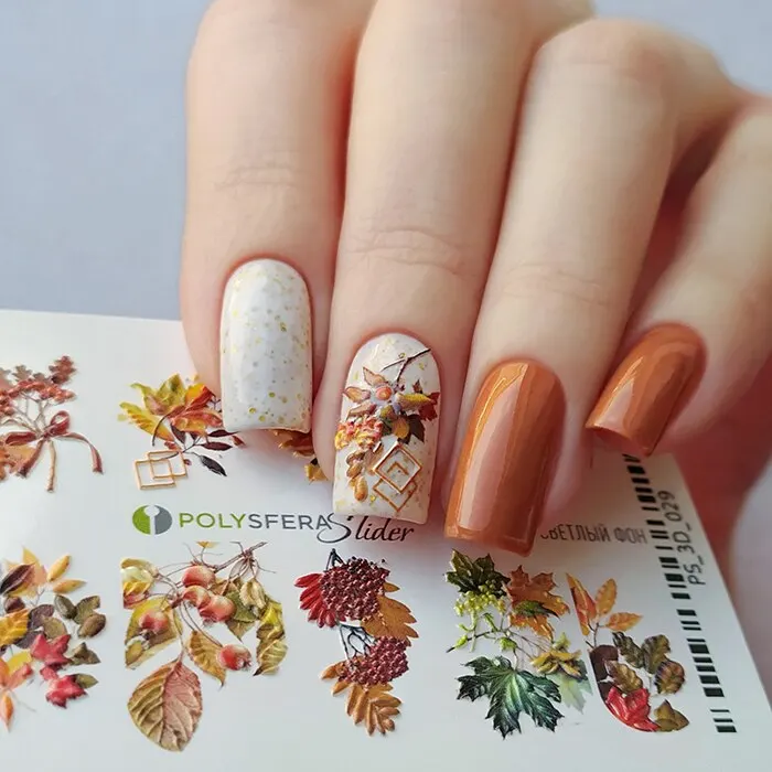 Слайдеры для ногтей 3D-029 PolysferaSlider дизайн объемные слайдеры наклейки | Красота и