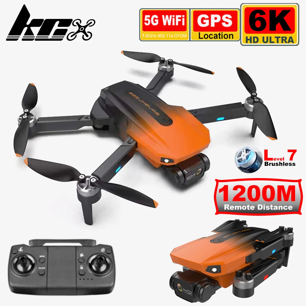 KCX RG101 Камера дроны 6K GPS автоматический возврат 1 2 км междугородние 5G Wi Fi FPV