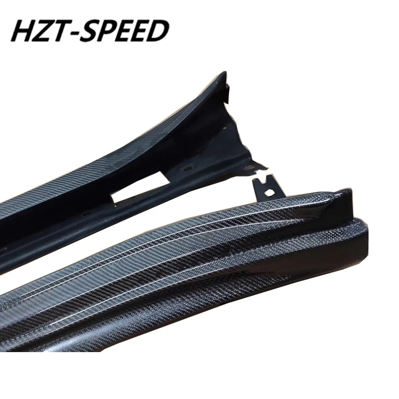 Углеродное волокно автомобильные боковые юбки удлинители накладки для Porsche Panamera