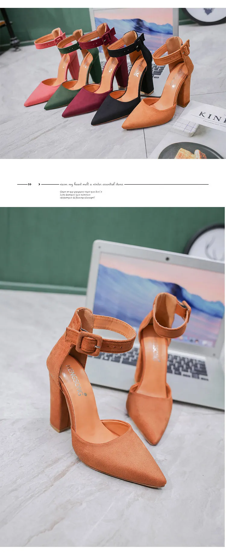 Модные женские туфли на высоком каблуке; zapatos Mujer; туфли-лодочки с острым носком; женская обувь; женские вечерние туфли-лодочки с ремешком на щиколотке; коллекция года; Летние босоножки