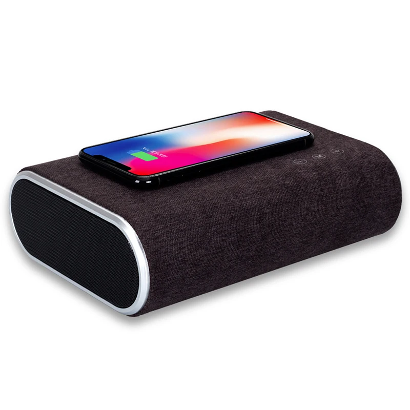3 в 1 Bluetooth динамик Беспроводное зарядное устройство для Xiaomi быстрое зарядное устройство для Iphone 11 для телефона сабвуфер Функция касания экрана Банк питания
