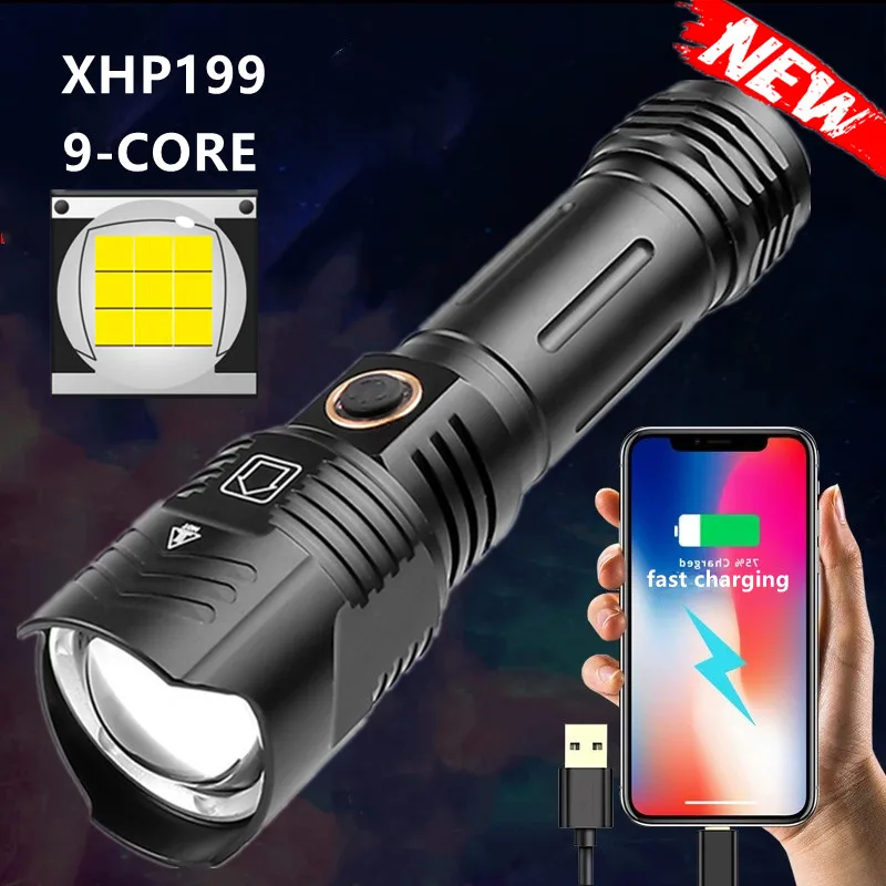 XHP199 супер яркий светодиодный Martin светильник Водонепроницаемый USB Перезаряжаемые