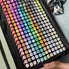 _ 30406080108168 цветов, спиртовые маркеры, маркеры для рисования манги, эскизов, маркеры, ручка с двойными наконечниками