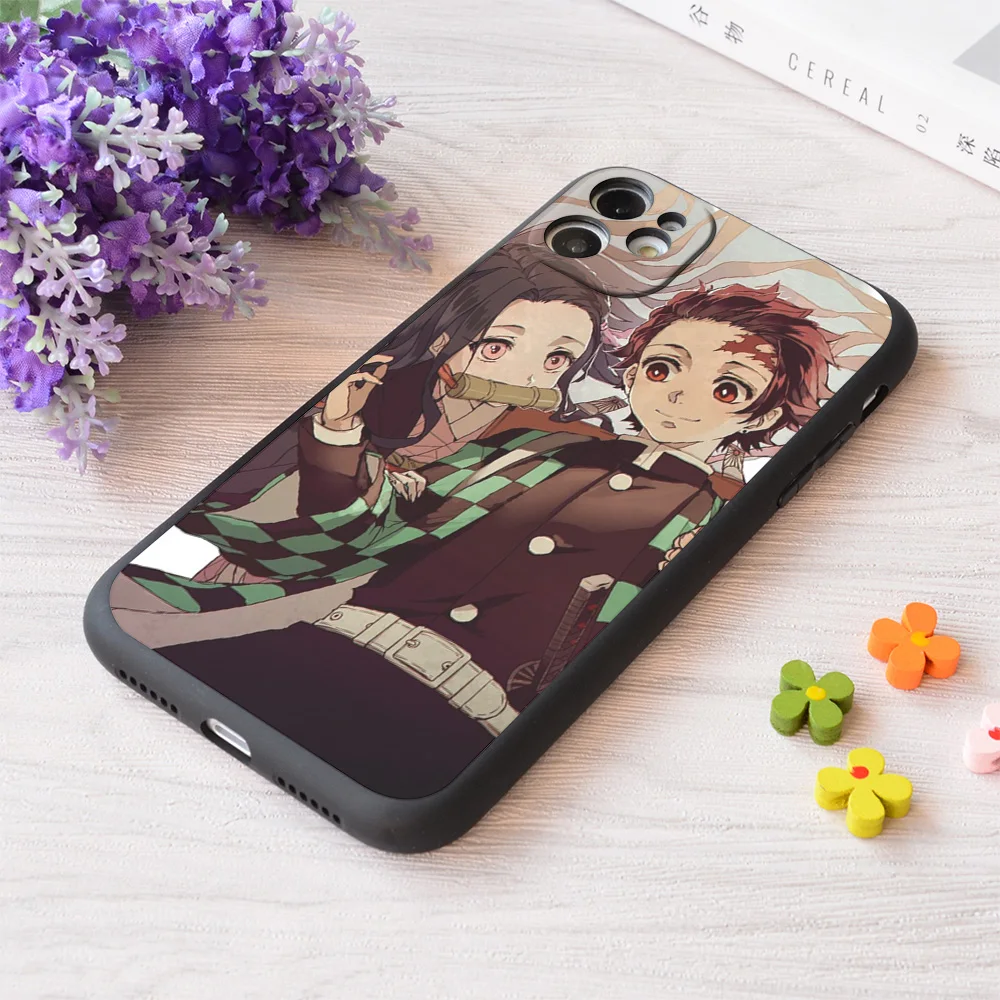 

For iPhone Demon Slayer Print Soft Matt Apple Case