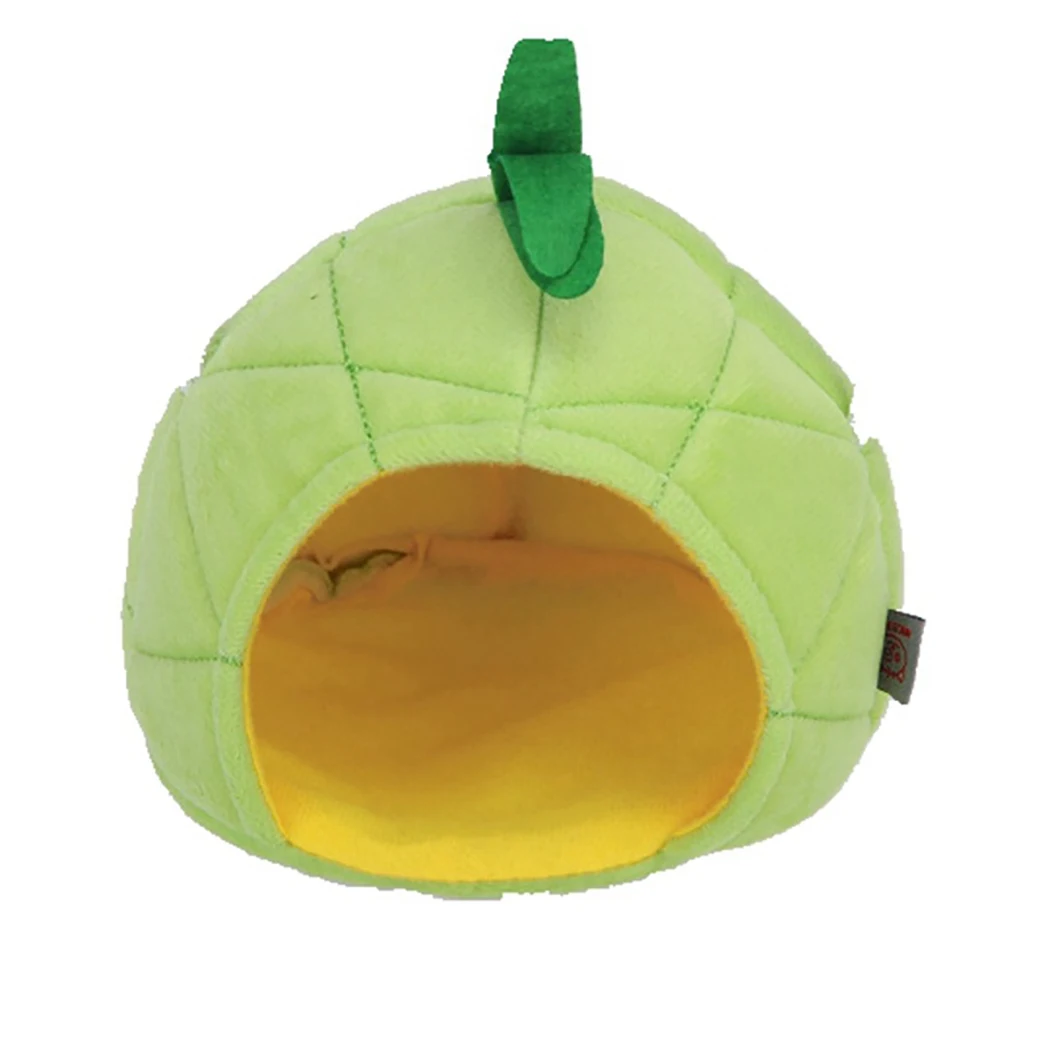 

Creative Pineapple Cartoon Warm Small Animal Bed Cute Hamster Hanging Bed House Warm Hedgehog Guinea Pig Bed For Small Breed