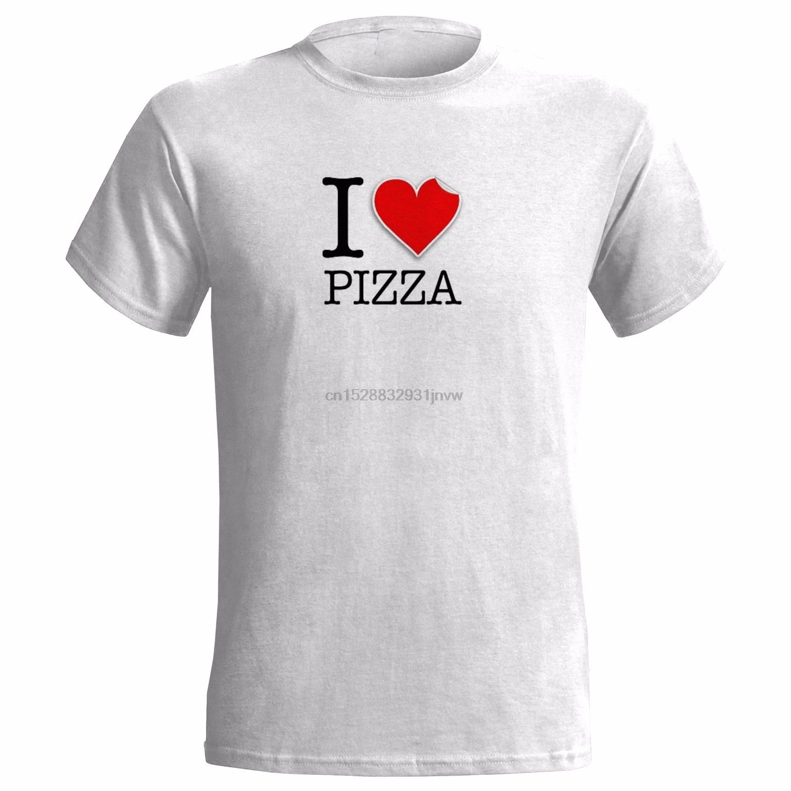 I Love Pizza Logo Mens T Shirt Food Eat Italian Takeaway Gift Present Take Away Tshirt New Fashion Top Free Shipping 2019 Shirts |