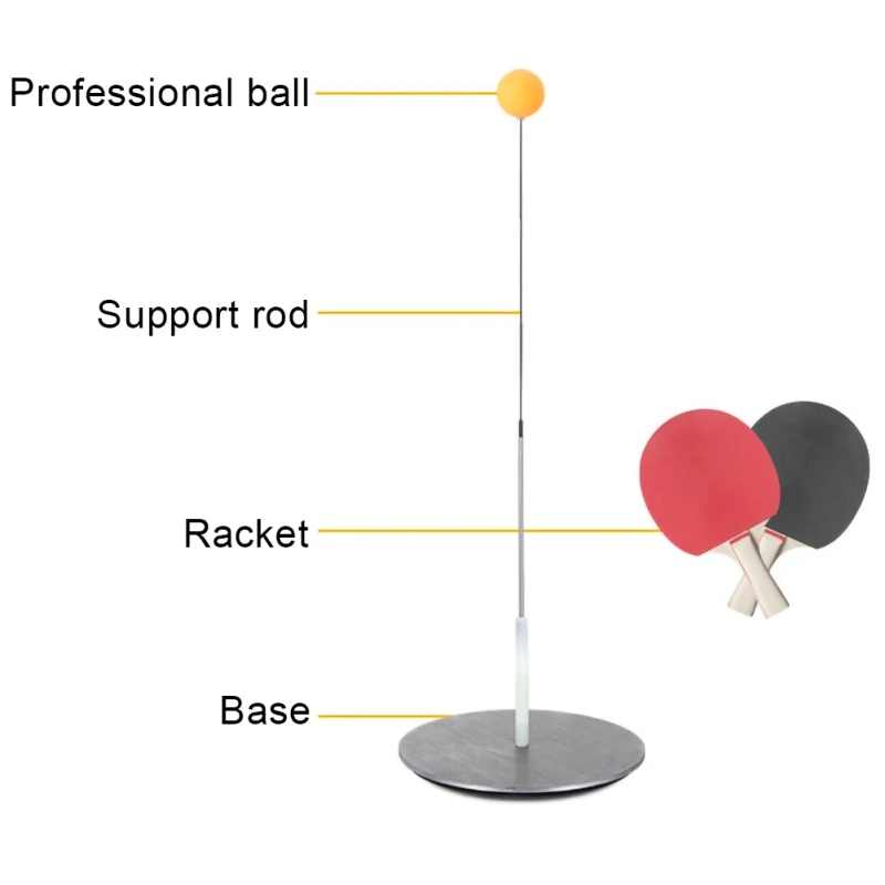 Портативный Эластичность для детей и взрослых Настольный теннис тренировочный