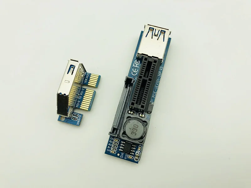 PCI E удлинитель 1X к Riser USB 3 0 кабель SATA питание для материнской платы x1 слот Биткоин